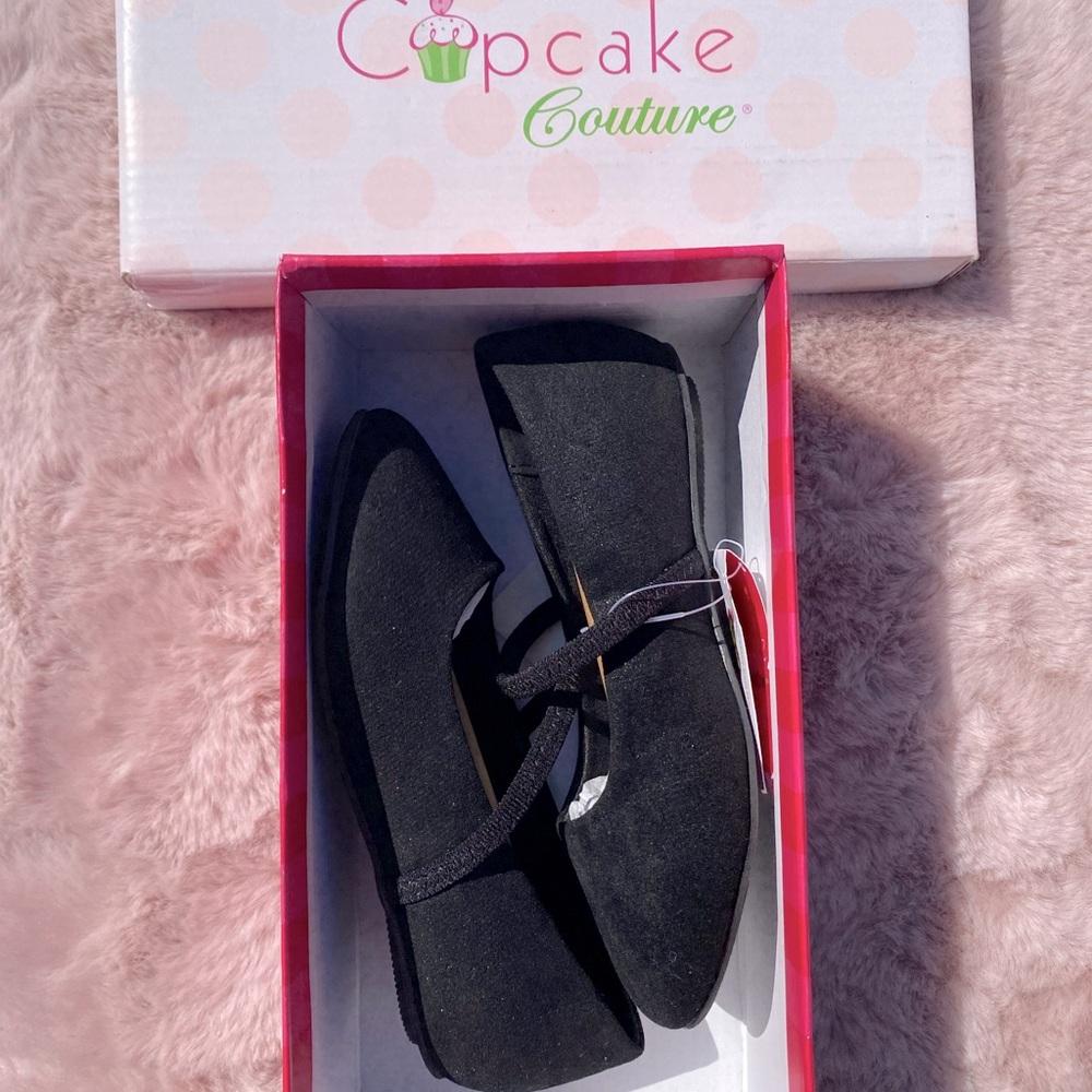 Girls Black Flats